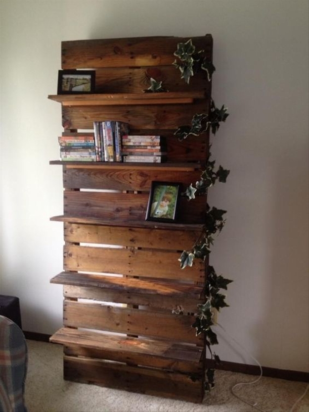 Its Easy to Create Pallet Wood Shelves – Wood Pallet Ideas