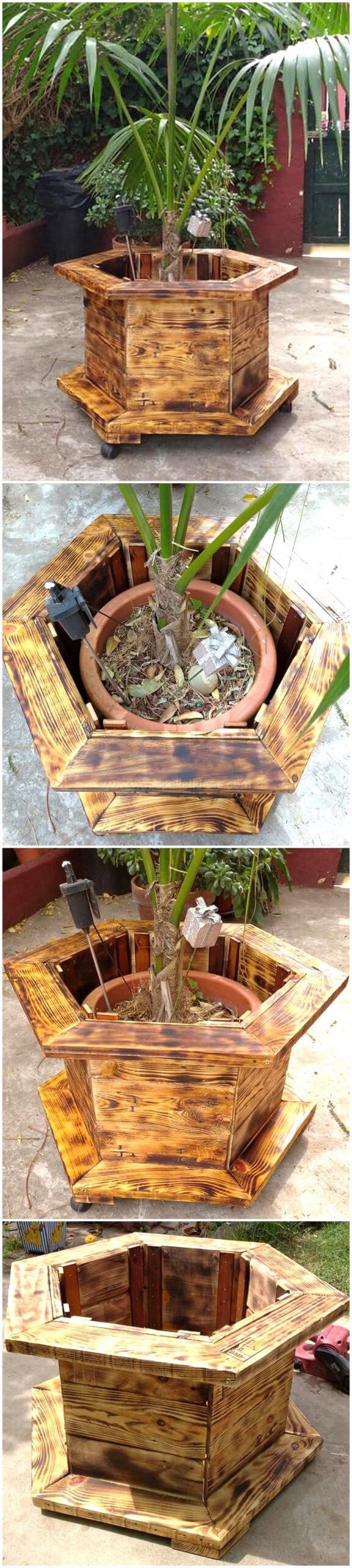 wood pallet planter